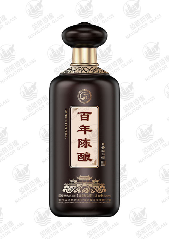 新款噴涂酒瓶-068