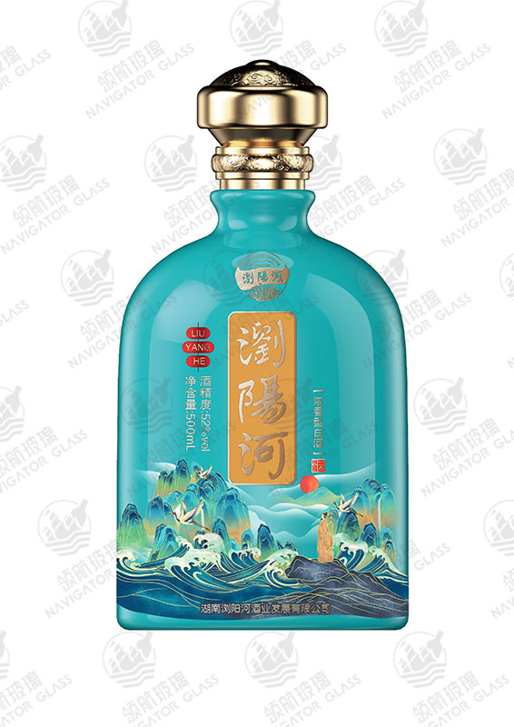 新款噴涂酒瓶-070