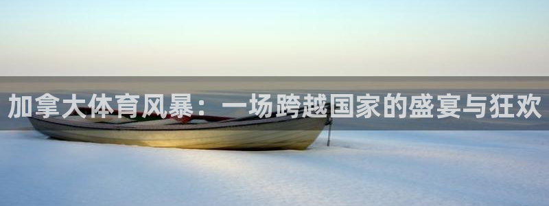 nba绿茵直播：加拿大体育风暴：一场跨越国家的盛宴与狂欢